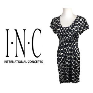 Inc Black & White Dress. Sz M